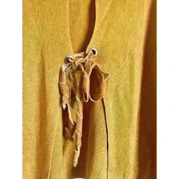 American Eagle One Size Don't Ask Why Sweater Open Back Fall Holiday Party - Picture 9 of 13